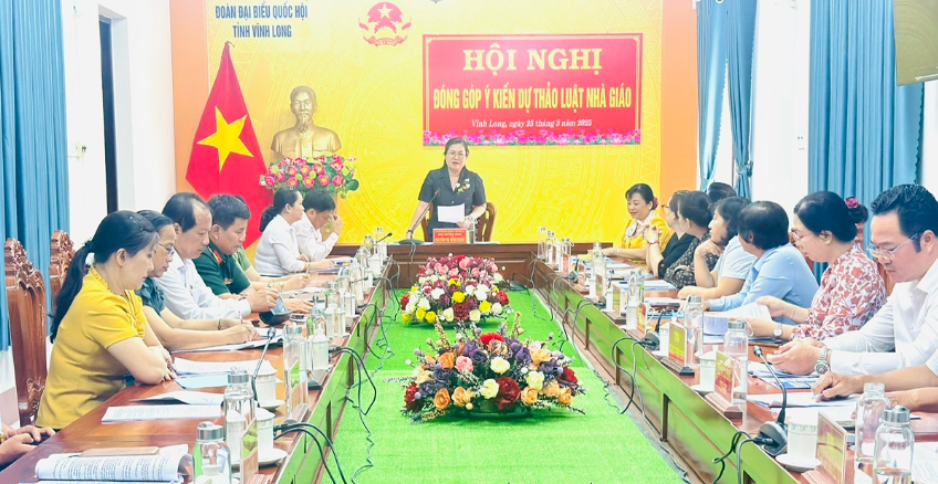 Đoàn đại biểu Quốc hội: Tổ chức Hội nghị lấy ý kiến đóng góp dự thảo Luật Nhà giáo